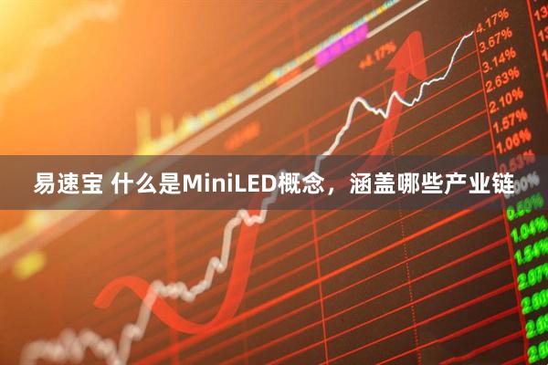 易速宝 什么是MiniLED概念，涵盖哪些产业链