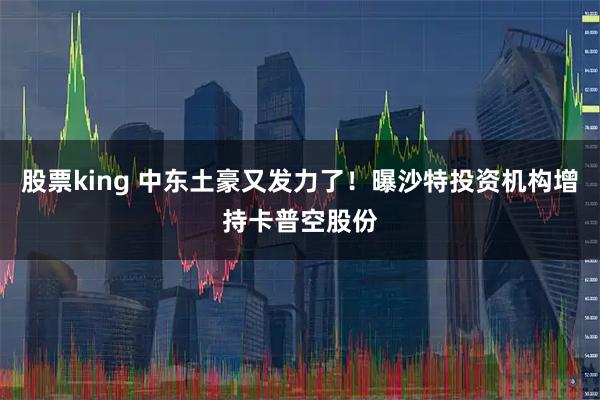 股票king 中东土豪又发力了！曝沙特投资机构增持卡普空股份